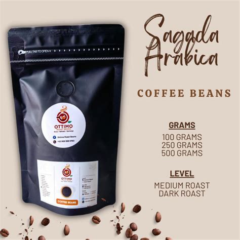 Sagada Arabica Coffee Beans Medium And Dark Roast 100g 250g 500g