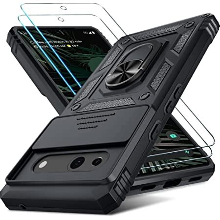 Amazon.com: Toppix Compatible with Google Pixel 7A Case, Rugged Cover ...