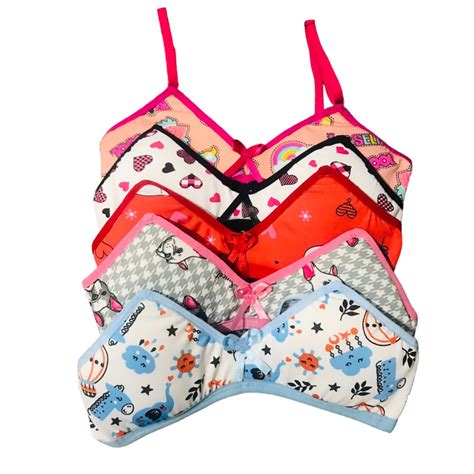 Kit Suti Menina Mo A Infantil Lingerie Estampado Sem Bojo E Espuma Shopee Brasil
