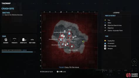 Crash Site Weapon Locations In MW3 Crash Site Campaign Call Of