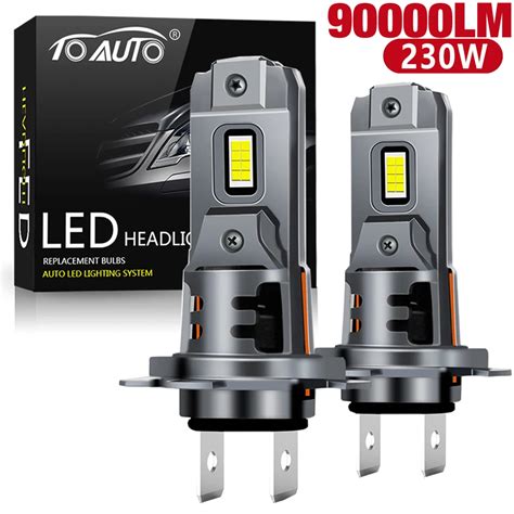 Mini-H7-Led-Koplamp-Lamp-Draadloze-230W-Csp-Voor-Auto-Koplamp-Auto ...