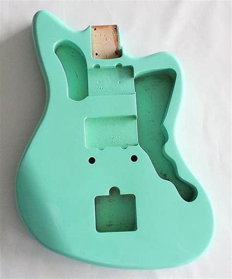 Jazzmaster Guitar Body Alder Wood Surf Green Gloss Finish Reverb