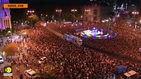 Gay Pride Floats Parade Through Madrid World News