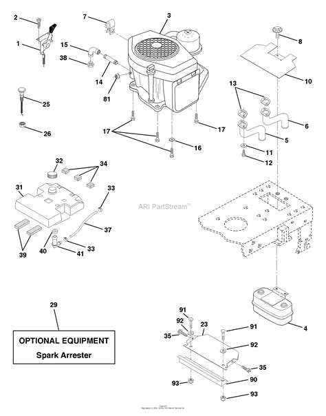 Husqvarna YTH 180 954140010C 1997 12 Parts Diagram For Engine