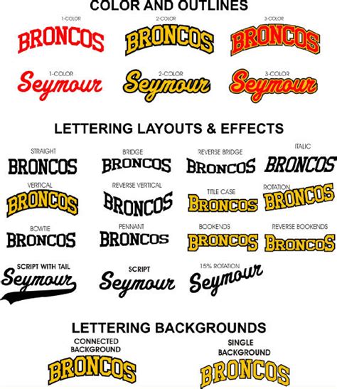 Sports - Font Options