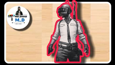 How To Draw Pubg Character Drawing Pubg Man From Pubg Game Drawing Of Pubgmobileesports