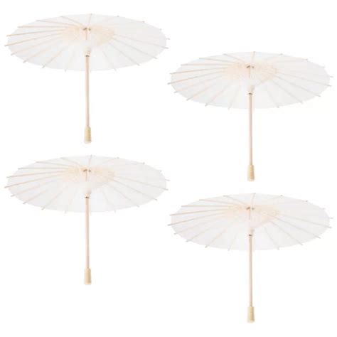 OMBRELLE BLANCHE PARAPLUIE Parasol De Mariage Enfant Papier EUR 13 29