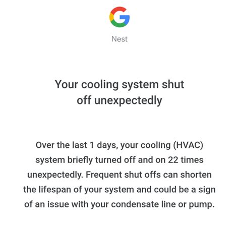 Nest monitors multiple cooling (HVAC) systems with unique names; which