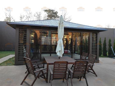 Застекленная беседка АНГЛИЙСКАЯ – заказать под ключ в Москве