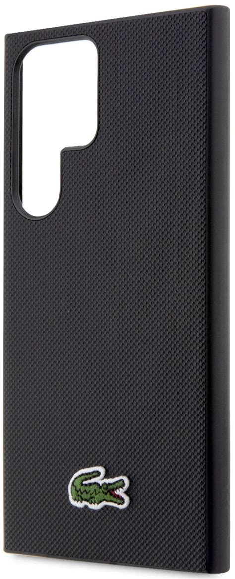 Чехол Lacoste Iconic Petit Pique Logo Hard для Galaxy S23 Ultra черный ...