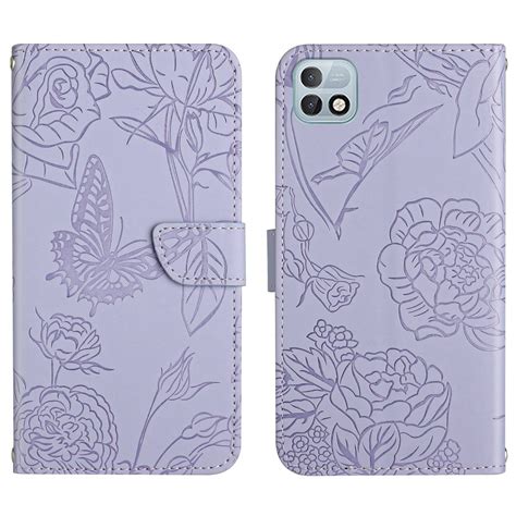 For Infinix Hot I Smart Pro Ht Skin Feel Butterfly Embossed Flip