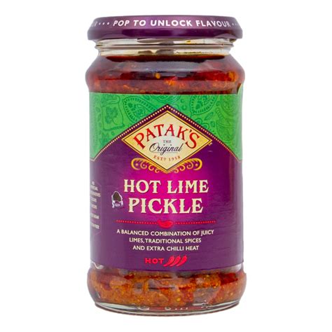 Patak S Hot Lime Pickle 283 G Online At Best Price Lulu UAE