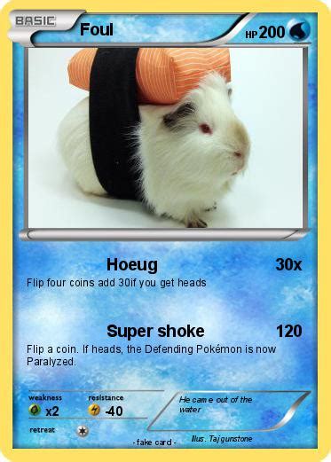 Pokémon Foul 5 5 Hoeug My Pokemon Card