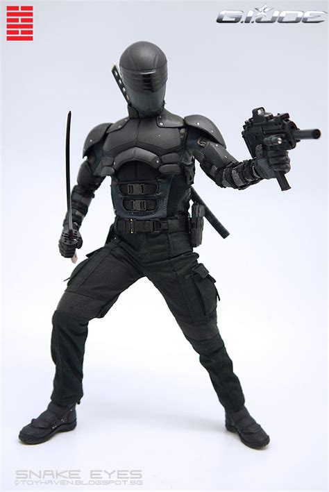 Toyhaven Hot Toys Th Scale G I Joe Retaliation Snake Eyes Inch Ninja Collectible Figure