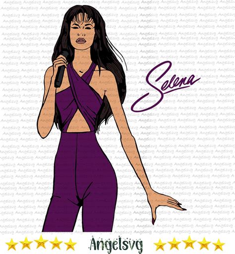 Selena Quintanilla Singing Svg, Selena Quintanilla - Inspire Uplift