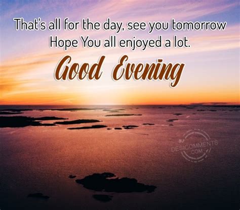 That’s All For The Day - Desi Comments