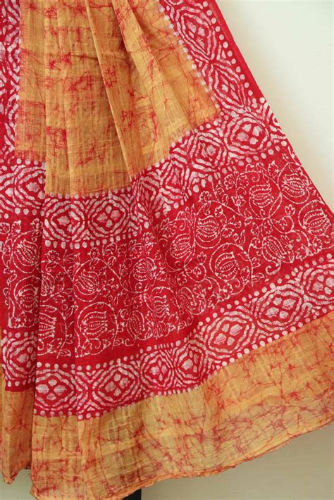 Batik Hand Block Printed Cotton 3 Piece Suit Set Mooldhaga