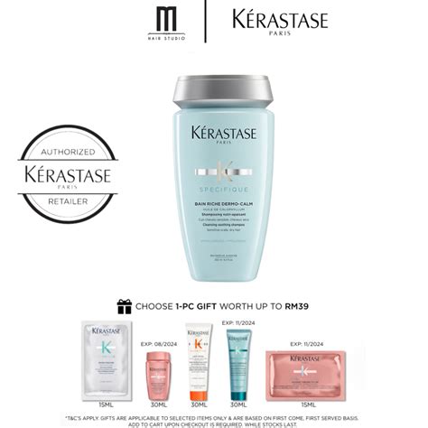 Kerastase Specifique Bain Riche Dermo Calm Shampoo For Sensitive Scalp And Dry Hair 250ml