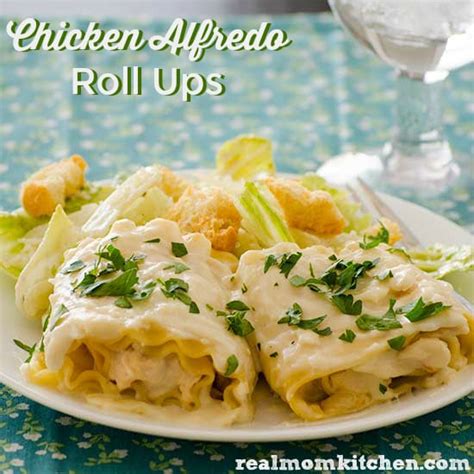 Chicken Alfredo Roll Ups Real Mom Kitchen Chicken Recipe Hot Sex Picture