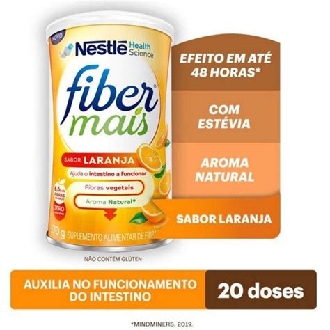 Comprar Fiber Mais Sabor Laranja 170G Nestlé Drogaria