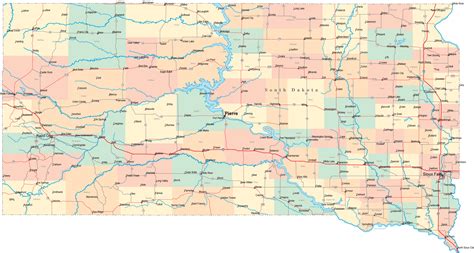 South Dakota - ToursMaps.com