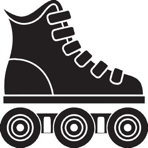 Premium Vector Roller Skating Party Logo Design Icon