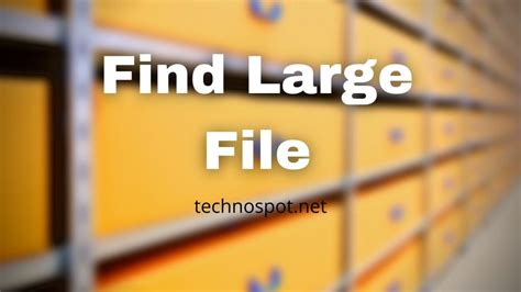 find  biggest folder  file  windows