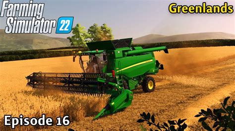 Farming Simulator 22 Timelapse Greenlands Ep16 HARVESTING WHEAT YouTube