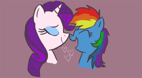 Safe Rainbow Dash Rarity Female Lesbian Raridash Shipping Derpibooru