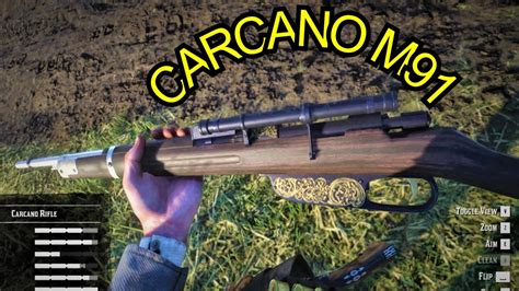 Carcano M91 Carcano Rifle Red Dead Redemption 2 Fps Youtube