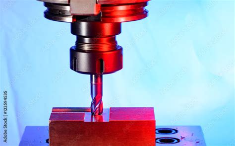 cnc milling machine spindle  cutter versions illuminate stock