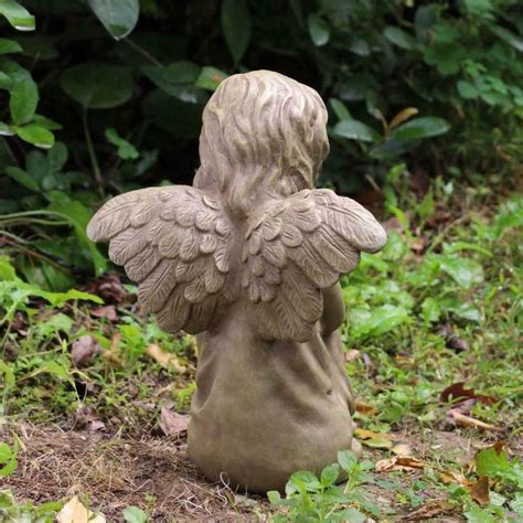 Cherub Angel Garden Statue 11.5 Inch Outdoor Cute