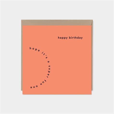 Modern Happy Birthday Card Typographic Michaels