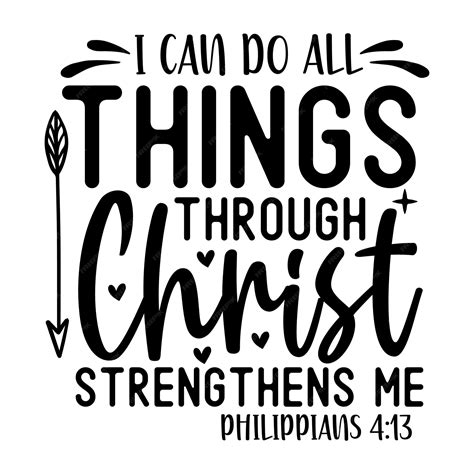 premium vector       christ strengthens