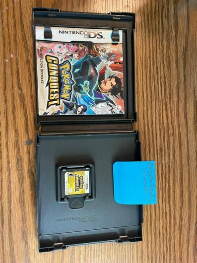 Pokemon Conquest Item Box And Manual Nintendo Ds