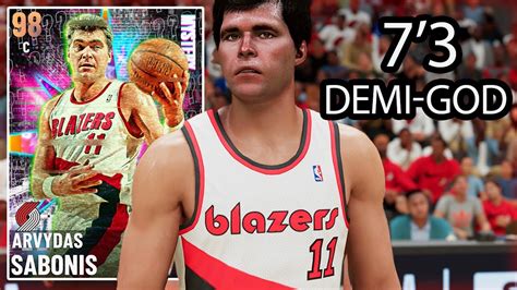 A Speedboosting Demigod Galaxy Opal Arvydas Sabonis Gameplay Nba