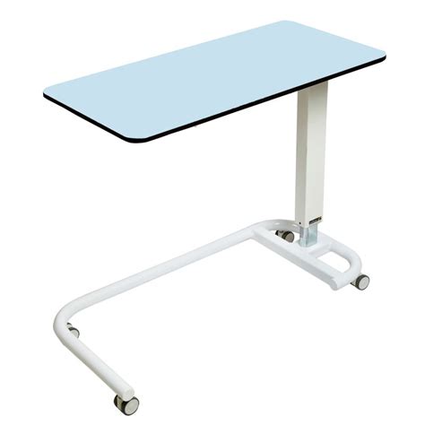 Blue Overbed Table C Base Lam Top Health And Care