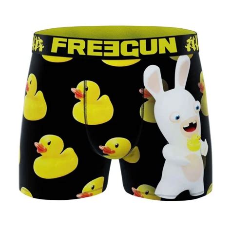 FREEGUN Boxer Homme Lapins Crétins Canard Duck Sextoy