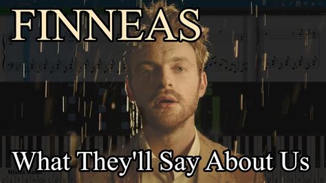 Finneas What Theyll Say About Us Piano Tutorial Sheets Midi Synthesia Youtube