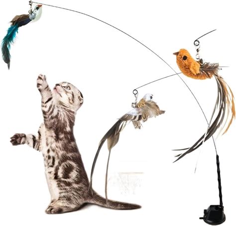 Amazon Nabeli Handfree Bird Feather Cat Wand With Bell Powerful