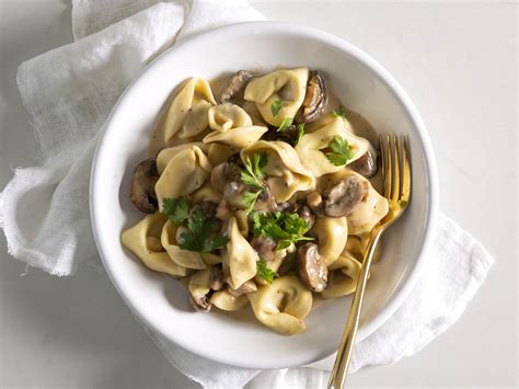 Creamy Mushroom Chicken Tortellini