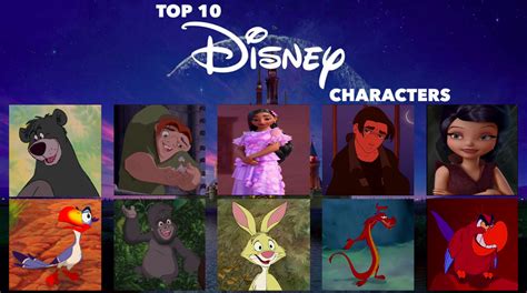 My Top 10 Disney Characters By Octopus1212 On Deviantart