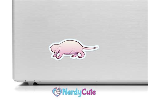 Naked Mole Rat Sticker Nerdycute