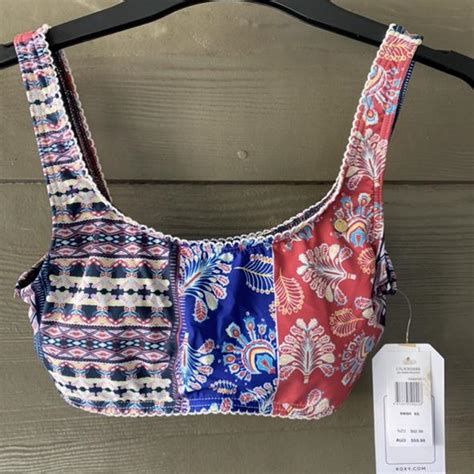 Roxy Swim Wear Bikini Top Different Patterns Depop
