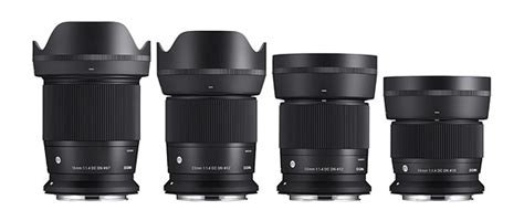 Sigma expands Canon RF-mount lens lineup with four new APS-C primes ...