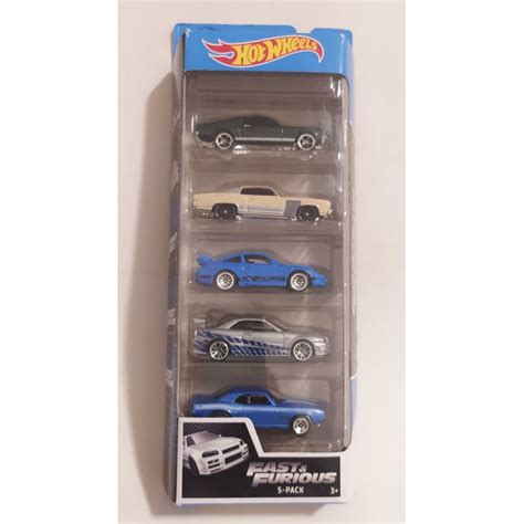 Hot Wheels Conjunto Velozes E Furiosos Pack Shopee Brasil