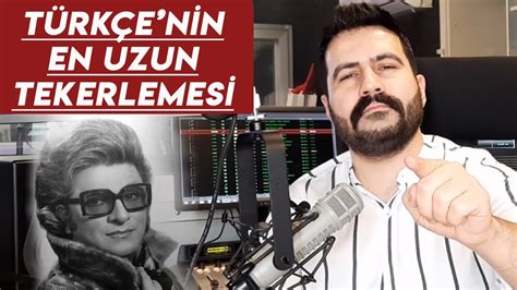 Zeki Müren de Bizi Duyacak mı Türkçe nin En Uzun Tekerlemesi YouTube