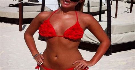 Lucy Mecklenburgh Flaunts Her Sizzling Bikini Bod As She Hits The Beach With Mario Falcone Ok