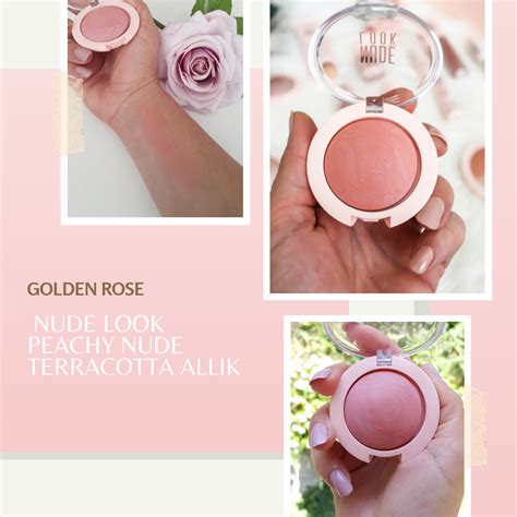 Golden Rose Nude Look Face Baked Blusher Allık Begendim Paylastim