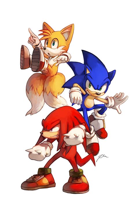 Sonic Tails And Knuckles